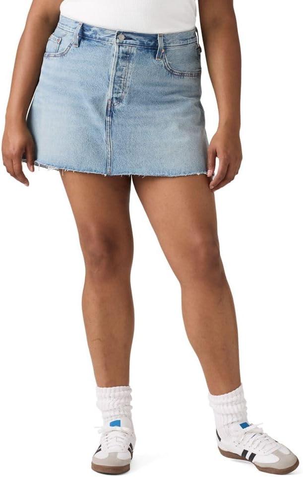 Levi's Women's Icon Skirt (Also in Plus), (New) Woven Minutes (Non Stretch), 37 Plus