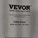 Happybuy 4 Pack of 1-Channel Rubber Cable Protector Ramps Heavy Duty 18000Lbs Load Capacity Cable Wire Cord Cover Ramp Speed Bump Driveway Hose Cable Ramp Protective Cover