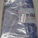 Mahjong Mat, Mahjong Table Mat with Prints & Extra Dice, for Poker, Card, Mahjong, Dominoes Games (Blue, 35 inches)