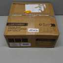 SONGMICS 4-Tier Bathroom Shelf, Storage Rack for Small Space, with 4 PP Shelf Liners, Removable Hook, Extendable Design, Ink Black and Translucent ULGR104B01