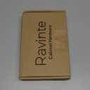 Ravinte 20 Pack 1-1/4 Inch Kitchen Cabinet Knobs Matte Black Zinc Pulls Door Handles for Dresser Drawers