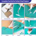 The All-in-One Tool Set for Cricut Machine - Craft Kit with Weeding Tools, LED Light Pad, Paper Cutter, Cutting Mats, Brayer Roller, True Control Knife for Crafting Projects