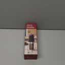 CIRCLE JOY Gravity Electric Pepper Grinder Salt Grinder Pepper Griner Mill Electric with LED Light, Battery Operated, Adjustable Coarseness, Washable 135ml Container