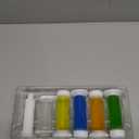 KILOSTEP Flower Toilet Gel Stamp, 60 Count Toilet Bowl Stamp Gel 4 Kinds Of Scent Toilet Bowl Cleaner