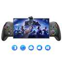 Mocagen Swicth Controllers for Nintendo Switch 2/1/Oled/iPhone/Android Handheld Gaming with Hall Effect Joysticks & Triggers, RGB Light, Programmable, Turbo, Mac Game (Switch Layout-Black)