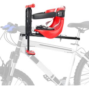 Adjustable Kids Bike Seat for 1-3 Years Old Kids Bike Seat with Handlebar Fits All Adult Mountain Bike
