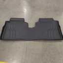 Floor Mats Set Cargo Mat with Backrest Mats for 2024 2025 2026 Chevrolet Chevy Equinox EV Car Mat Accessories, All Weather TPE Trunk Mat Cargo Liner and Door Sill Protector (Floor Mats Set)