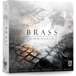 Roxley Games Brass: Birmingham - an Economic Strategy Game for 2-4 Players | #1 Board Game on Board Game Geek | Ages 14+ | Plays in 60-120 Minutes