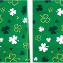 hoyuwak Microfiber St. Patricks Day Kitchen Dish Towels  2-Pack, 18 x 26 Inches  Ultra-Soft, Highly Absorbent, Reusable  Cute Irish & Spring Festive Decor for Home (Large, Green)