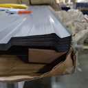 Brakki Metal Roofing Panels 20pcs 180.19 ft², Grey Corrugated Roof Panels, 20pcs/L73.23"