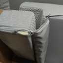 EHEYCIGA Dog Stairs for Bed 18" H, 4-Step Dog Steps for High Bed, Pet Steps for Small Dogs and Cats, Non-Slip Balanced Pet Ramp Indoor, Light Grey