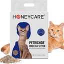 HONEY CARE Petrichor Mix Cat Litter I Tofu Cat Litter I Nature Plant-Based Pellets and Bentonite Durable Cat Litter I Low Dust Qucik Clumping Superior Control, 3 Pack 
