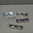 Gaoye 1.0 Professional Reading Glasses for All Day - Computer Readers with Blue Light Protection - Value Pack (A1-5 Pack Mix Color)