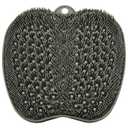 BESKAR Shower Foot Scrubber Mat with Non-Slip Suction Cups, Foot Spa Brush for Cleaning & Exfoliating Your Feet No Bend, Foot Points Reflexology Mat for Relax Your Feet (Blackish Green)