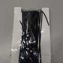 Black Elastic Cord 2mm Elastic String for Bracelets, Heavy Stretch Round String Elastic for Jewelry, Stretch Round String Elastic Cord for DIY Crafting Sewing