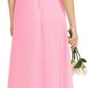 Imily Bela Girls A-Line Halter Dress Junior Bridesmaid Flower Girl Flowy Chiffon Maxi Dresses Wedding Party Pageant Gown 10
