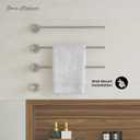 Swiss Madison Claire 3-Bar Electric Towel Warmer Heated Towel Racks for Bathroom in Chrome