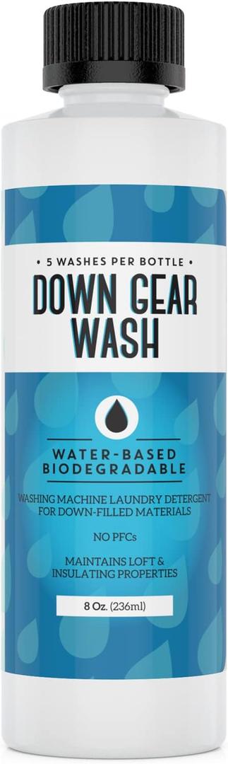 IMPRESA Concentrated Down Wash Detergent for Restored Loft & Warmth - High-Performance Detergent for Down Jackets, Coats, more to Improve Water Repellency - 8 oz, [5 Loads]