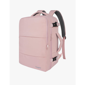 Taygeer Travel Backpack for Women, Carry On Backpack with USB Charging Port & Shoe Pouch, TSA 15.6inch Laptop Mochila Flight Approved, Nurse Bag Casual Daypack for Weekender Business Hiking, Pink
