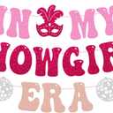 2 x In My Showgirl Era Banner - Pre-Strung & Adjustable The life of a Birthday Girl Theme Party Decor, For Bachelorette, Girls Night, Birthday Party Event