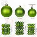 30PCS 2" Christmas Ball Ornaments Shatterproof Green Christmas Tree Decorations Xmas Tree Balls Halloween Ornaments Dcor