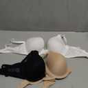 Fruit of The Loom Womens Smooth Cotton T-Shirt Bra - Ultra-Soft, Flexible, and Invisible Under Tees Size 36B