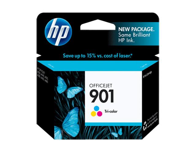 HP 901 Ink Cartridge, Tri-color (CC656AN)