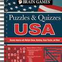 Brain Games - Puzzles and Quizzes: USA: Discover America with Multiple Choice, Matching, Visual Puzzles, and More!