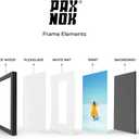 Black A2 Poster Frame Display 16.5 x 23.4 inch Posters and Pictures - Horizontal and Vertical Wall Hanging Option Set of 3