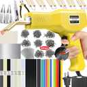 220W Plastic Welder,2 in 1 Plastic Welding Kit 1000PCS Hot Staples Plastic Repair Kit With 100PCS Plastic Welding Rods Car Bumper Repair Kit for Most Plastic Repair