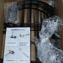 Decorative Garden Fence No Dig Fencing 10 Pack, 11ft (L) x 24in (H) Rustproof Metal Wire Panel Border Animal Barrier,Apply to Dog Fencing Outdoor for The Yard