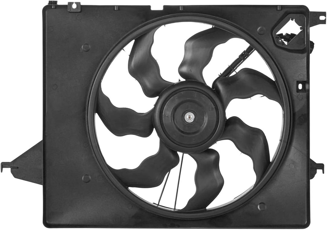 SCITOO Electric Fans for Radiators Compatible with 2013-2018 for Hyundai for Santa Fe 3.3L 2013-2018 for Hyundai for Santa Fe Sport 2.4L 2015 for Kia for Sorento 2.4L; Replace 620-463 623210