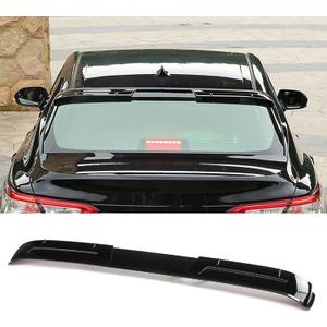 Roof Spoiler Compatible with Toyota Camry 2024 2023 2022 2021 2020 2019 2018 Rear Roof Spoiler Tail Wing(Glossy Black) (Glossy Black)
