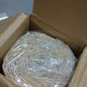 LUCKUP Bamboo Wall Panel for Interior Wall Decor, 48"x96" Renewable Pole Wrap Wainscoting Paneling for Living Room, Bedroom, Kitchen & Office (Natural, 1PC)