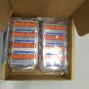 16 PCS Razor Blade Shaving Razor Blade Refills, Mens Shaving Blades Refills-Orange New Version
