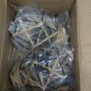 Industrial Hanging Light with Plug-in Cord - Hemp Rope On/Off Switch Farmhouse Pendant Light for Dining Room (2 PACK)