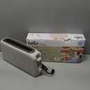 bella 2 Slice Slim Toaster, Fits-anywhere Kitchenware, 6 Setting Shade Control with Reheat & Cancel Buttons, Fits sourdough, 10 Long Slot, Anti Jam & Auto Shutoff, 900 Watt, Oatmilk