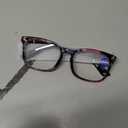 Reading Glasses for Women Men - Blue Light Blocking UV Filter Computer Readers,Anti Eyestrain Eyeglasses (A01-floral)