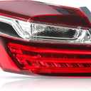 munirater 1 Pack Tail Light LH Replacement for Accord 4DR 2016 2017 Tail Lamp