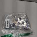 Mayerzon Dog Muzzle, Basket Muzzle for Large Medium Small Dogs, Humane Breathable Cage Mouth Guard to Prevent Biting Chewing Eating for Grooming Training Walking Vet Visits (L, Clear)