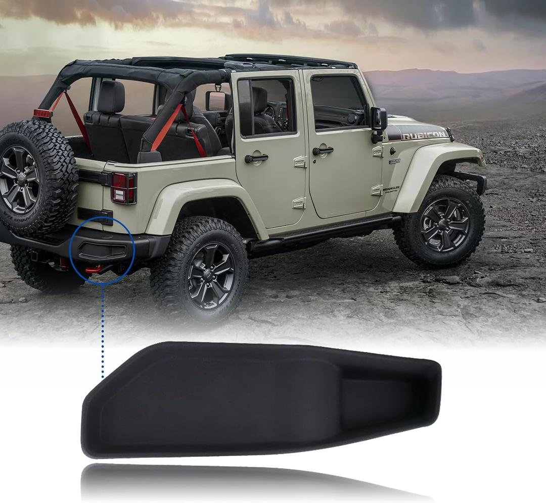 Rear Right Side Bumper Close Out Panel Bumper Cover Spacer Trim Panel Compatible with 2013 2014 2015 2016 2017 2018 Jeep Wrangler JK 3.6L V6 Repalce 68231986AA