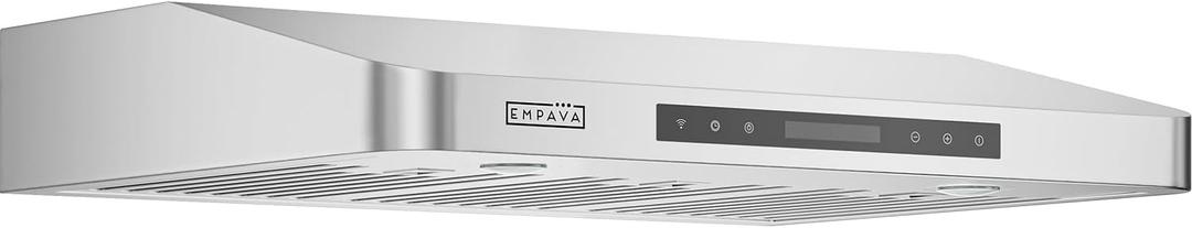 Empava Ducted Range Hood Under Cabinet 30 Inch, Kitchen Stove Vent with Dual Sealed Aluminum Motor, 4-Speed, 500 CFM, Touch Control, Permanent Filters, Stainless Steel, EMPV-RH13