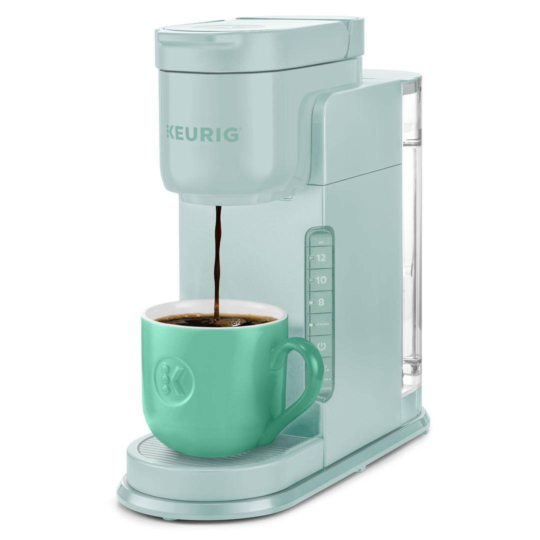 Keurig K-Express Single Serve K-Cup Pod Coffee Maker, 3 Brew Sizes, Strong Button Feature, 42oz Removable Reservoir, Mint