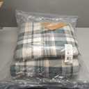 Eddie Bauer - Twin Comforter Set, Reversible Bedding with Matching Sham, Medium Weight, Dorm Essentials (Timbers Green)