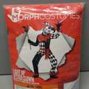 Morph Light Up Mask Kids Jester Costume Evil Clown Scary Halloween Outfit for Boys and Girls (X-Large)