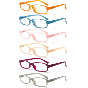 NORPERWIS 6 Pack Ladies Reading Glasses for Women Blue Light Blocking Spring Hinge Fashion Eyeglasses Readers for Women (Mix Color-1, 2.00