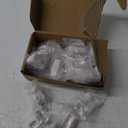 Asidrama 20 Pack Champagne Bronze Kitchen Cabinet Knobs Brushed Brass Dresser Knobs Drawer Knobs Gold Cabinet Hardware Zinc Knobs for Dresser Drawers (Single Hole Knob)