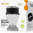 Aieve Silicone Coffee Hopper Bellow Compatible with Baratza Encore Grinder ESP/ Virtuosa+ Coffee Grinder, Reduce Coffee Grinds Retention