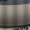 Frani Nappa Leather Steering Wheel Cover, Universal Fit 15 Inch-Premium Non-Slip Breathable Comfort Grip for Cars Trucks SUVs, Anti-Slip Durable Interior Upgrade White