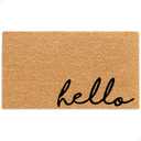 THEODORE MAGNUS Door Mat - Welcome Mat for Front Door with Non-Slip Backing - Durable Coir Doormat - Perfect for Outside Entrance and Entryway Matt - Outdoor/Indoor - Meet and Greet - 17" x 30" (1'5" x 2'6" (Rectangular))